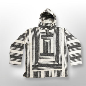 Black & White Baja Hoodie - MadeInMexi.co