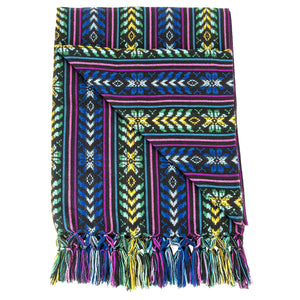 Rebozo Pashmina Black - MADEINMEXI.CO
