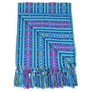 Rebozo Pashmina Turquoise - MADEINMEXI.CO