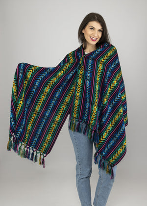 Rebozo Pashmina Black - MADEINMEXI.CO