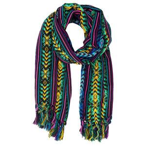 Rebozo Pashmina Black - MADEINMEXI.CO