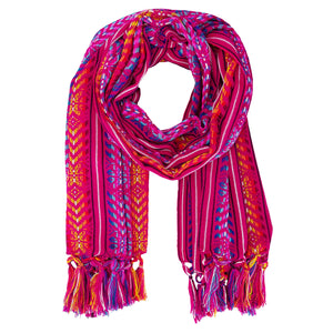 Rebozo Pashmina Pink - MADEINMEXI.CO