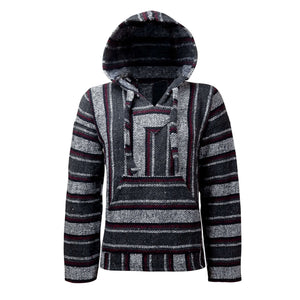 Baja Hoodie Grey Drug Rug | Mens & Womens | MADEINMEXI.CO