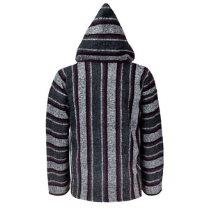 Baja Hoodie Grey Drug Rug | Mens & Womens | MADEINMEXI.CO