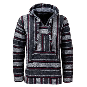 Baja Hoodie Grey Drug Rug | Mens & Womens | MADEINMEXI.CO