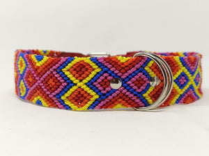 Large Leather Mexican Dog Collar - MADEINMEXI.CO