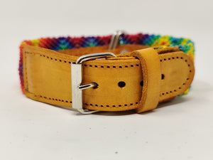 Small Leather Dog Collars Tan 40cm - MADEINMEXI.CO