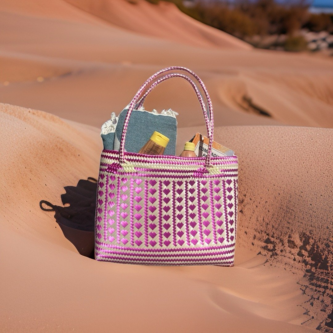 Handmade Mexican Basket Bag - MadeInMexi.co