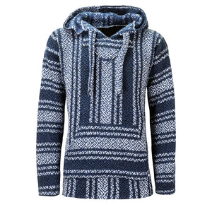 Drug Rug Petrolia Blue Baja Hoodie | MADEINMEXI.CO