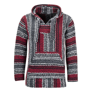 Red Baja Hoodie Drug Rug | Mens & Womens | MADEINMEXI.CO