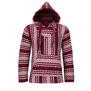 Drug Rug Red Baja Hoodie | Mens & Womens | MADEINMEXI.CO