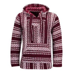 Drug Rug Red Baja Hoodie | Mens & Womens | MADEINMEXI.CO