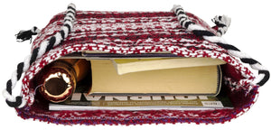 Red Santa Fe Sling Bag - MadeInMexi.co