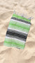 The Most Comfortable Mexican Falsa Blanket in Green - MadeInMexi.co